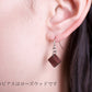 フックピアス（チェリー）